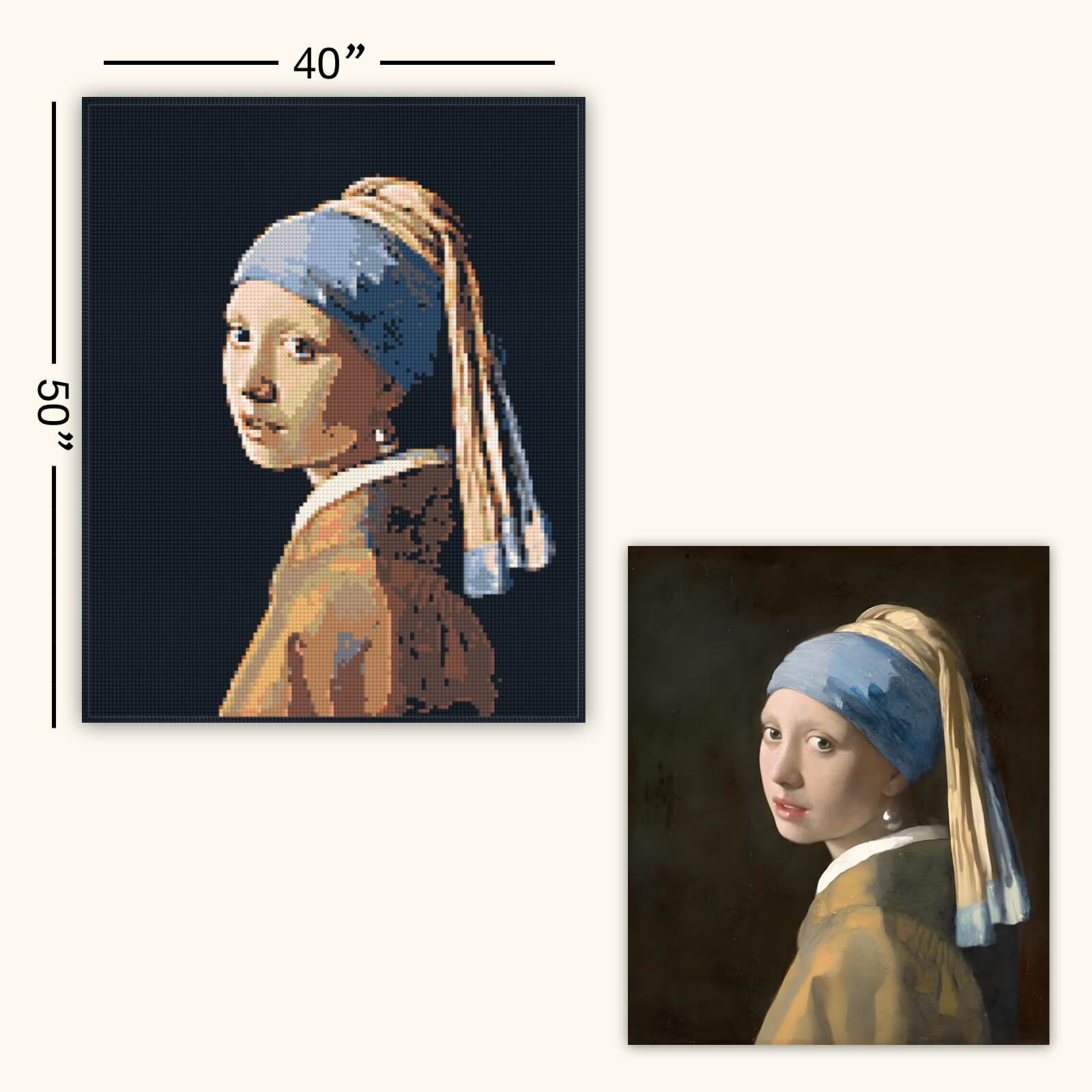 Girl with a Pearl Earring - Personalized Romantic Gift