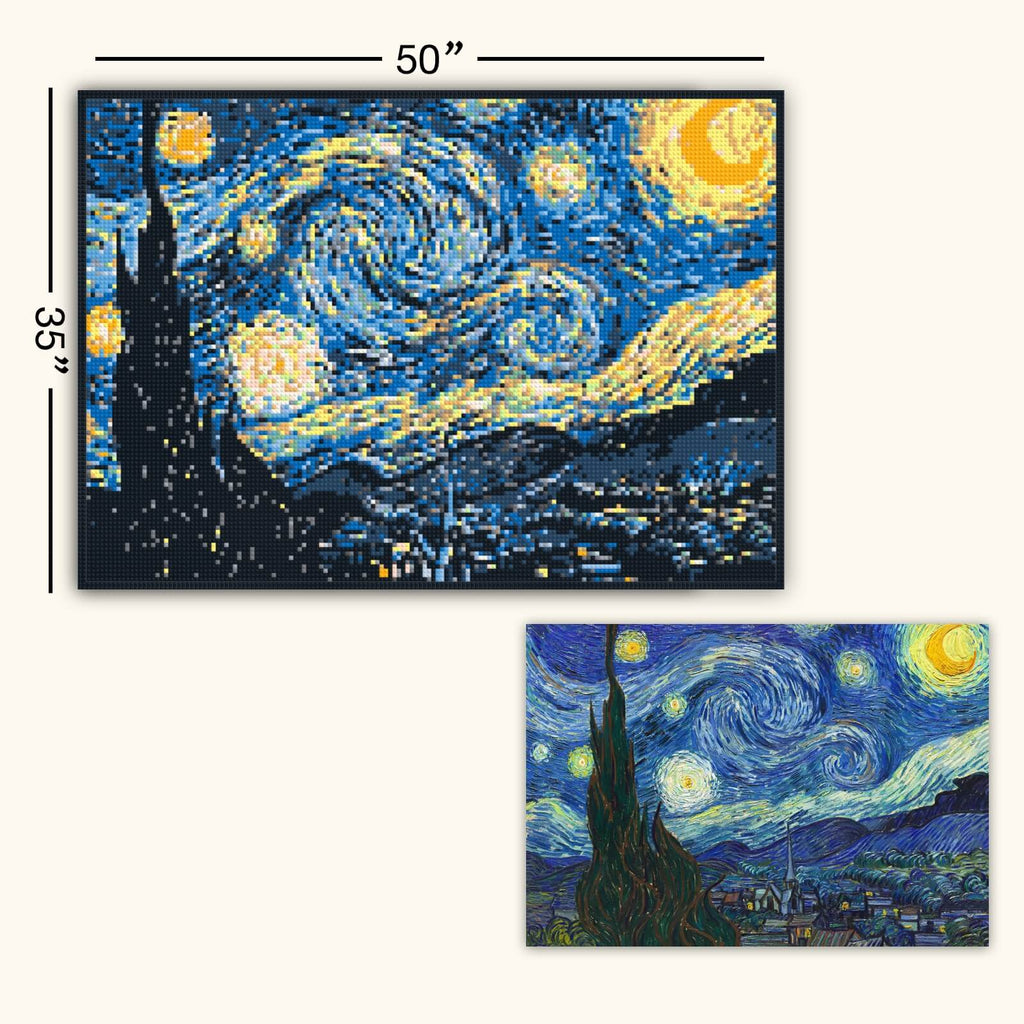 Van Gogh's Starry Night - Brick Art Mosaic Kit