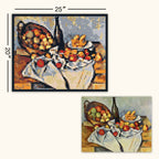 The Basket of Apples - Personalized Custom Mosaic Wall Art